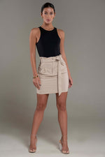 Jolie High Waisted Paper Bag Skirt - Potere ClothingSkirts