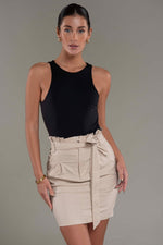 Jolie High Waisted Paper Bag Skirt - Potere ClothingSkirts