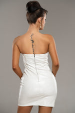 Kendal Mini Pu Croc Dress - Potere ClothingDress