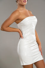 Kendal Mini Pu Croc Dress - Potere ClothingDress