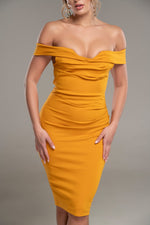 Markle Off Shoulder Pencil Dress - Potere ClothingDress