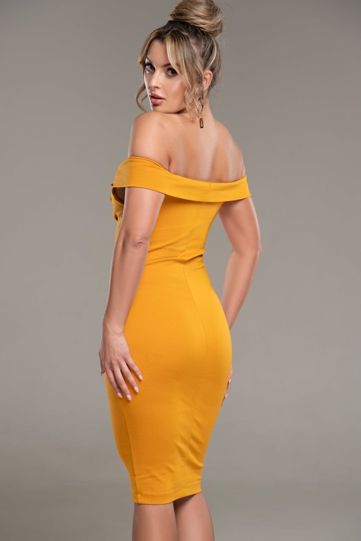 Markle Off Shoulder Pencil Dress - Potere ClothingDress