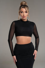 Vargas 2PC Rhinestone Mesh Skirt Set - Potere ClothingCo - Ords