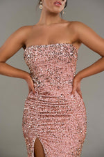 Hudson Pink Sequin Maxi Dress - Potere ClothingDress