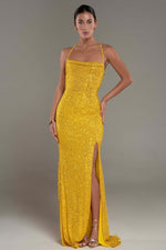 Jordana Medallion Sequin Maxi Dress - Potere ClothingDress