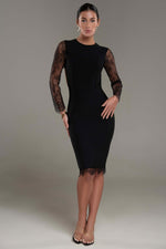 Middleton Lace Detail Bandage Dress - Potere ClothingDress