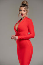 Scarlett Midi Bandage Dress - Potere ClothingDress